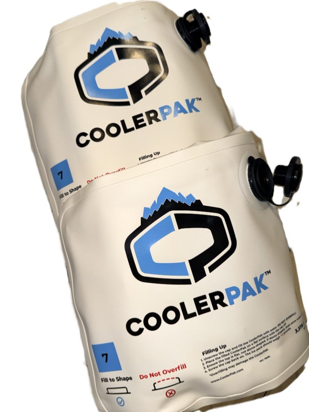 CoolerPak Refillable & Reusable Ice Pack 7 Bundle 2 Packs